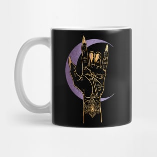 Purple palmistry Mug